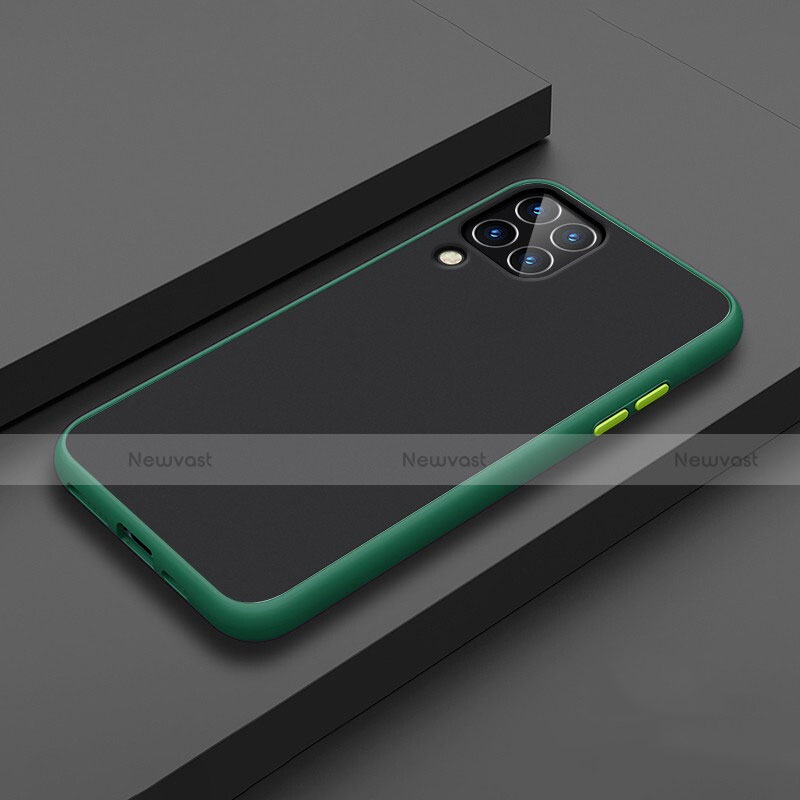 Silicone Matte Finish and Plastic Back Cover Case U01 for Huawei P40 Lite Green
