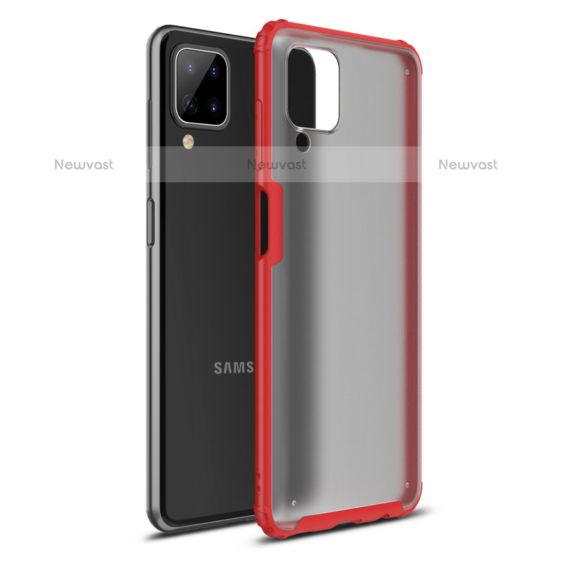 Silicone Matte Finish and Plastic Back Cover Case U01 for Samsung Galaxy F12