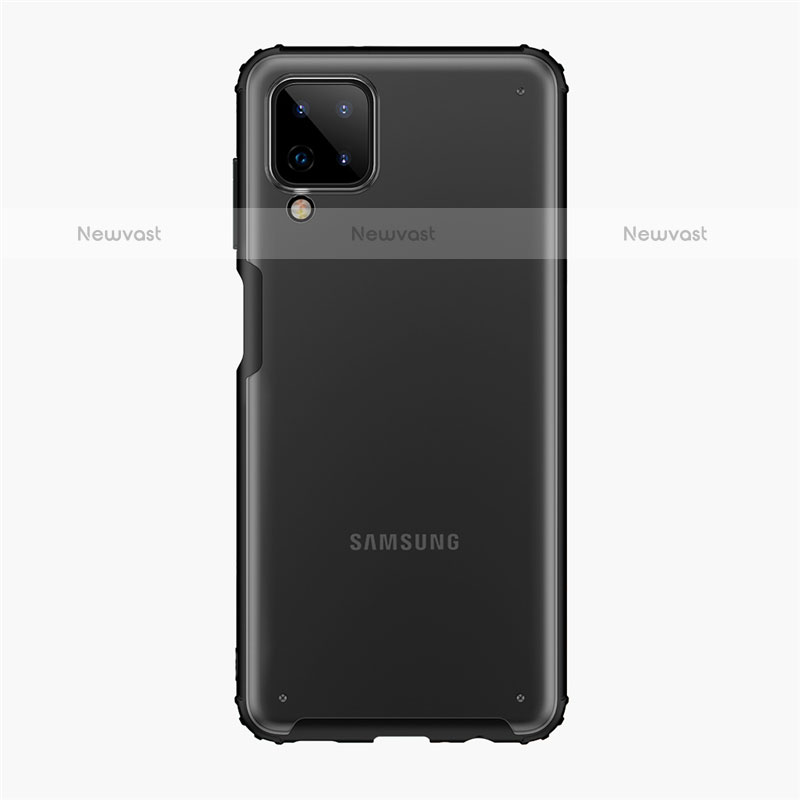 Silicone Matte Finish and Plastic Back Cover Case U01 for Samsung Galaxy F12