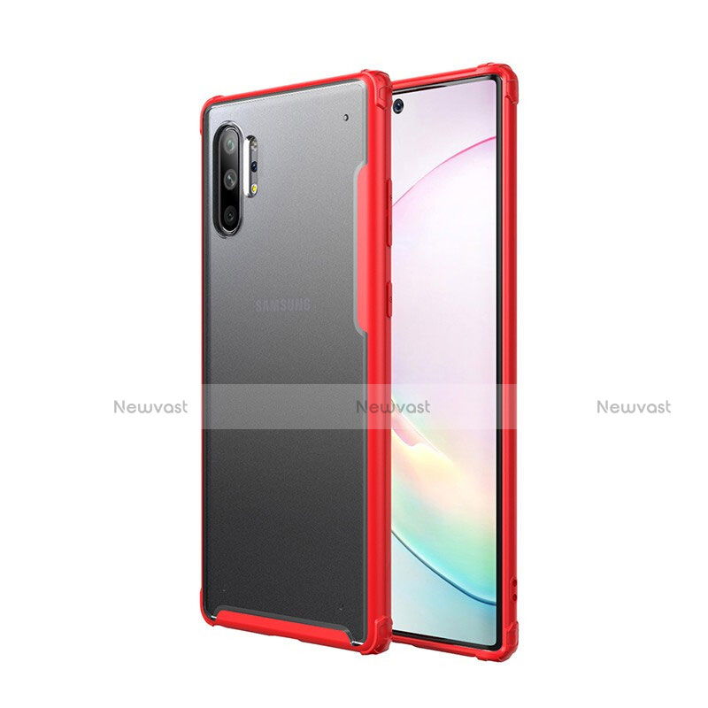 Silicone Matte Finish and Plastic Back Cover Case U01 for Samsung Galaxy Note 10 Plus 5G