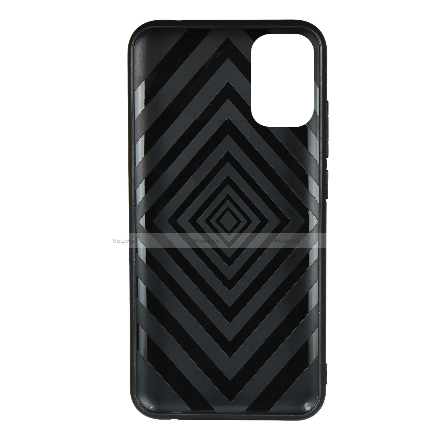 Silicone Matte Finish and Plastic Back Cover Case with Stand A01 for Samsung Galaxy M51