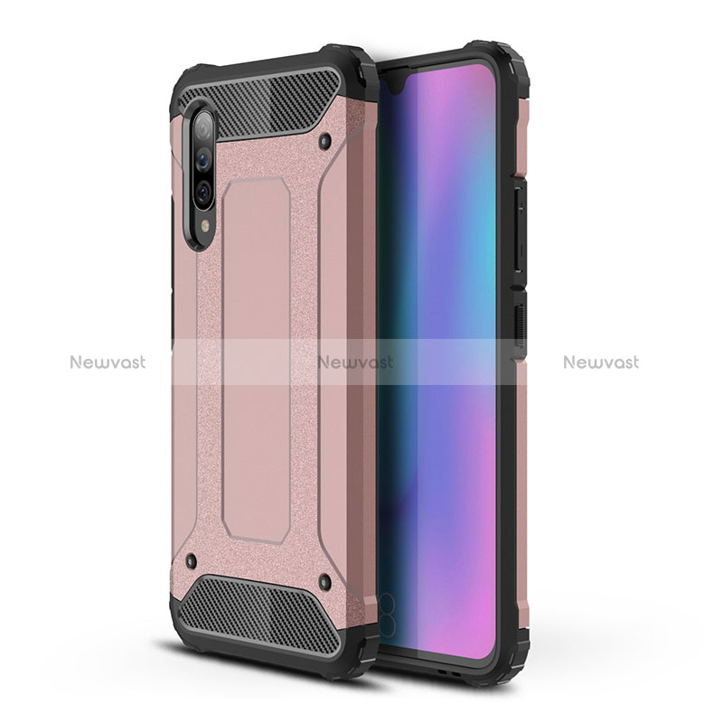 Silicone Matte Finish and Plastic Back Cover Case WL1 for Samsung Galaxy A90 5G