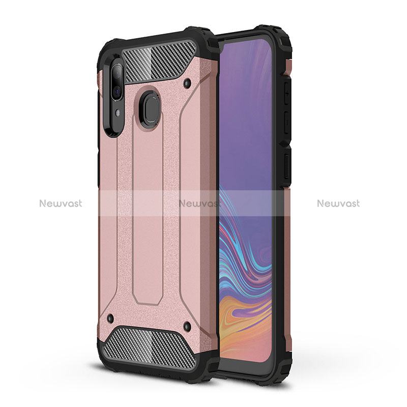 Silicone Matte Finish and Plastic Back Cover Case WL1 for Samsung Galaxy M10S