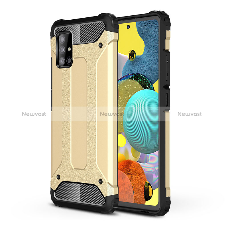 Silicone Matte Finish and Plastic Back Cover Case WL1 for Samsung Galaxy M40S