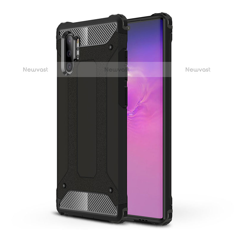 Silicone Matte Finish and Plastic Back Cover Case WL1 for Samsung Galaxy Note 10 Plus 5G