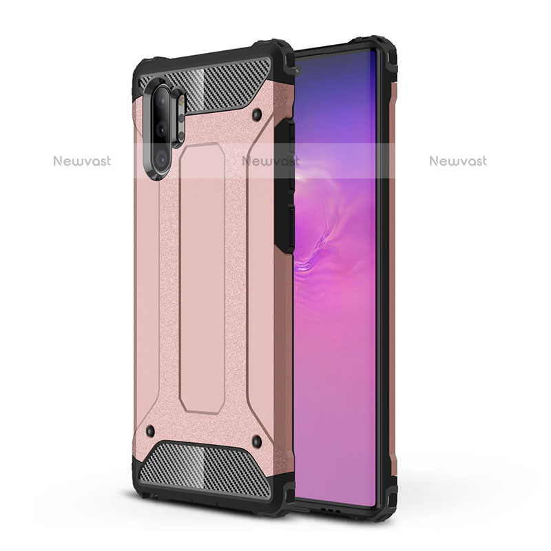 Silicone Matte Finish and Plastic Back Cover Case WL1 for Samsung Galaxy Note 10 Plus 5G