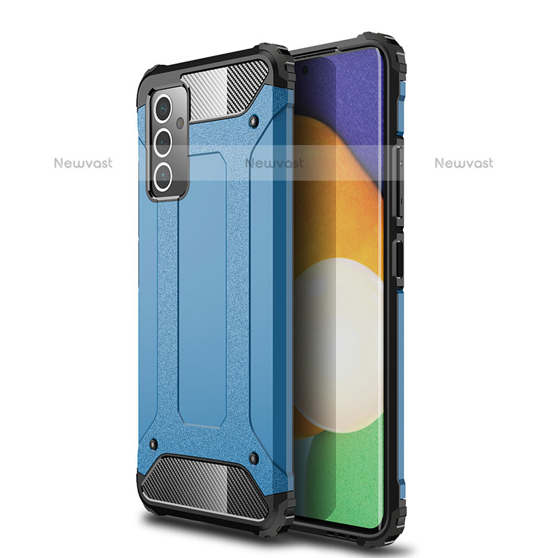 Silicone Matte Finish and Plastic Back Cover Case WL1 for Samsung Galaxy Quantum2 5G