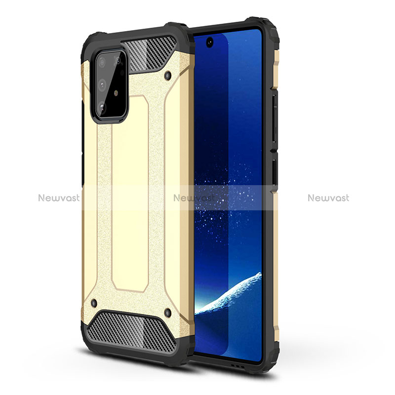 Silicone Matte Finish and Plastic Back Cover Case WL1 for Samsung Galaxy S10 Lite