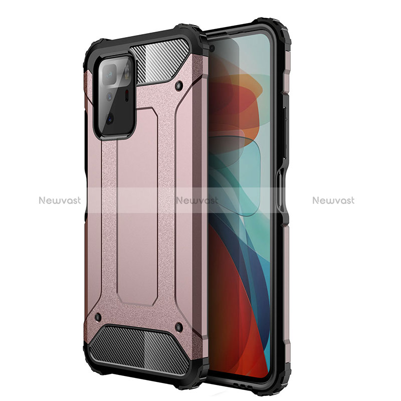 Silicone Matte Finish and Plastic Back Cover Case WL1 for Xiaomi Poco X3 GT 5G