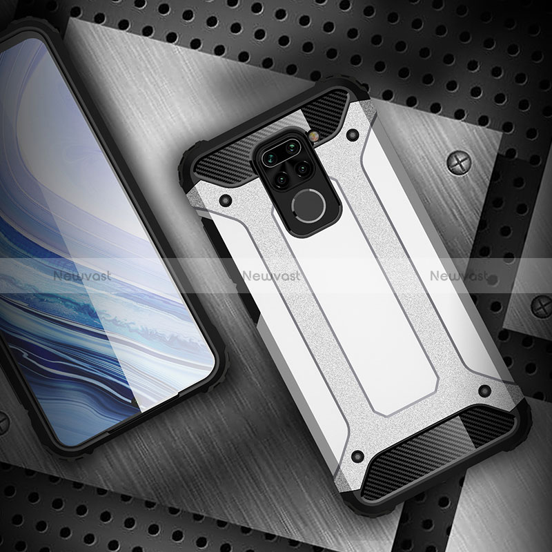 Silicone Matte Finish and Plastic Back Cover Case WL1 for Xiaomi Redmi 10X 4G