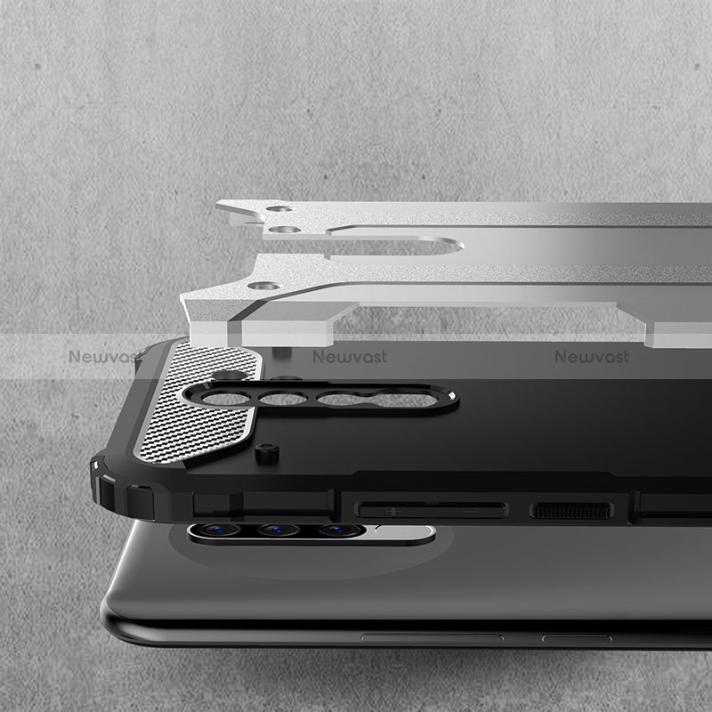 Silicone Matte Finish and Plastic Back Cover Case WL1 for Xiaomi Redmi 9