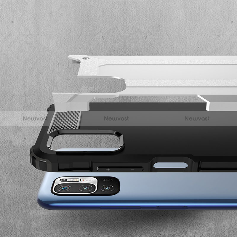 Silicone Matte Finish and Plastic Back Cover Case WL1 for Xiaomi Redmi Note 11 SE 5G