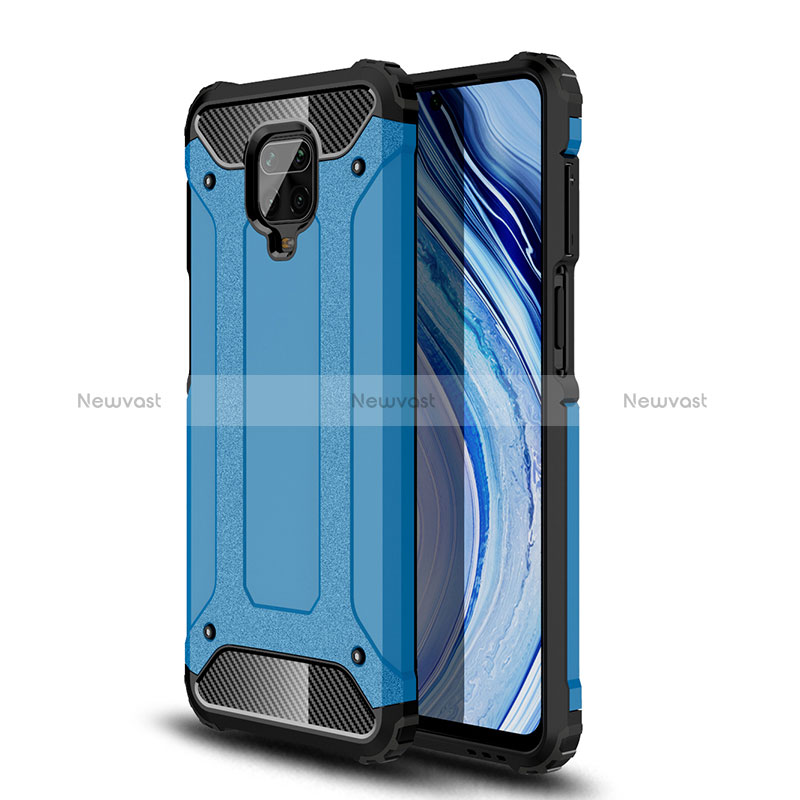 Silicone Matte Finish and Plastic Back Cover Case WL1 for Xiaomi Redmi Note 9 Pro Max