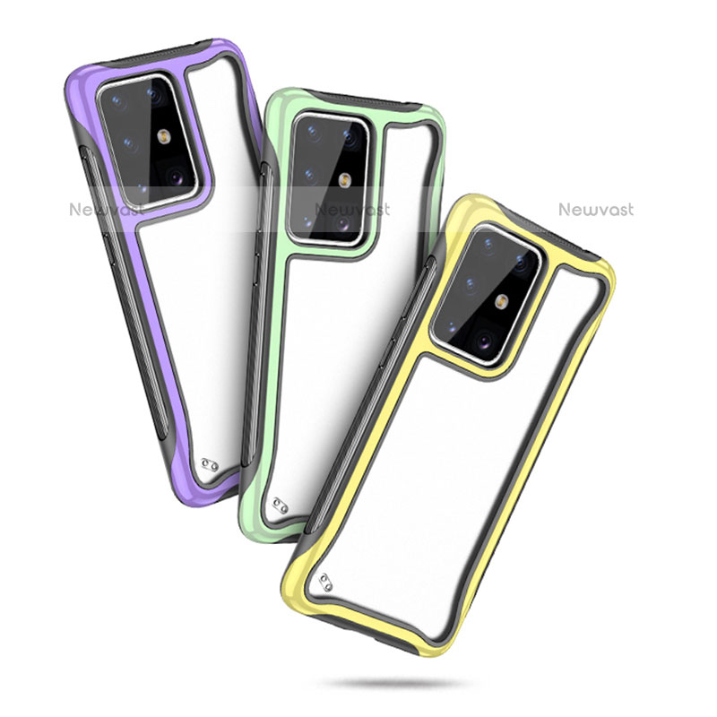 Silicone Matte Finish and Plastic Back Cover Case YF1 for Samsung Galaxy S20 Plus 5G