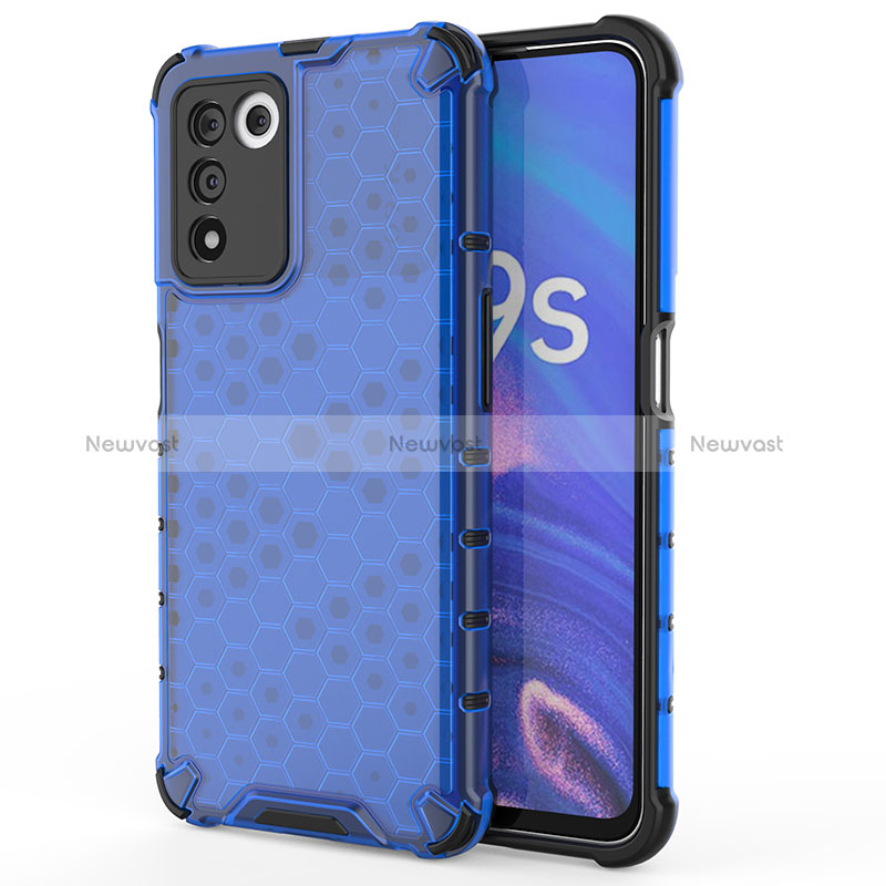 Silicone Transparent Frame Case Cover 360 Degrees AM1 for Oppo K9S 5G