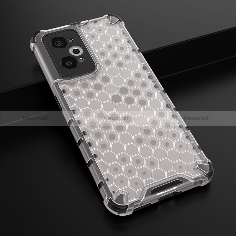 Silicone Transparent Frame Case Cover 360 Degrees AM1 for Realme GT Neo 3T 5G