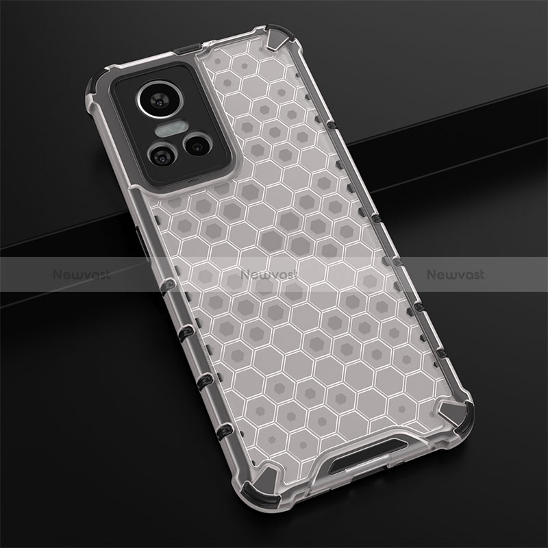 Silicone Transparent Frame Case Cover 360 Degrees AM1 for Realme GT Neo3 5G