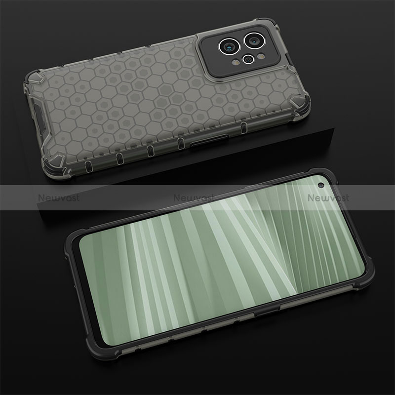 Silicone Transparent Frame Case Cover 360 Degrees AM1 for Realme GT2 Pro 5G