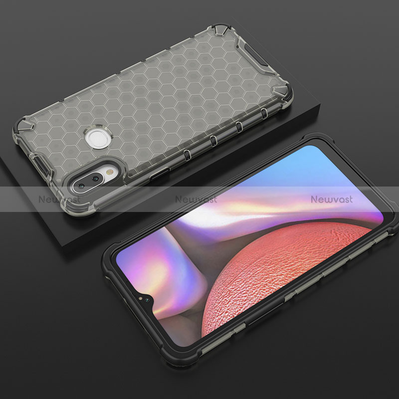 Silicone Transparent Frame Case Cover 360 Degrees AM1 for Samsung Galaxy A10s