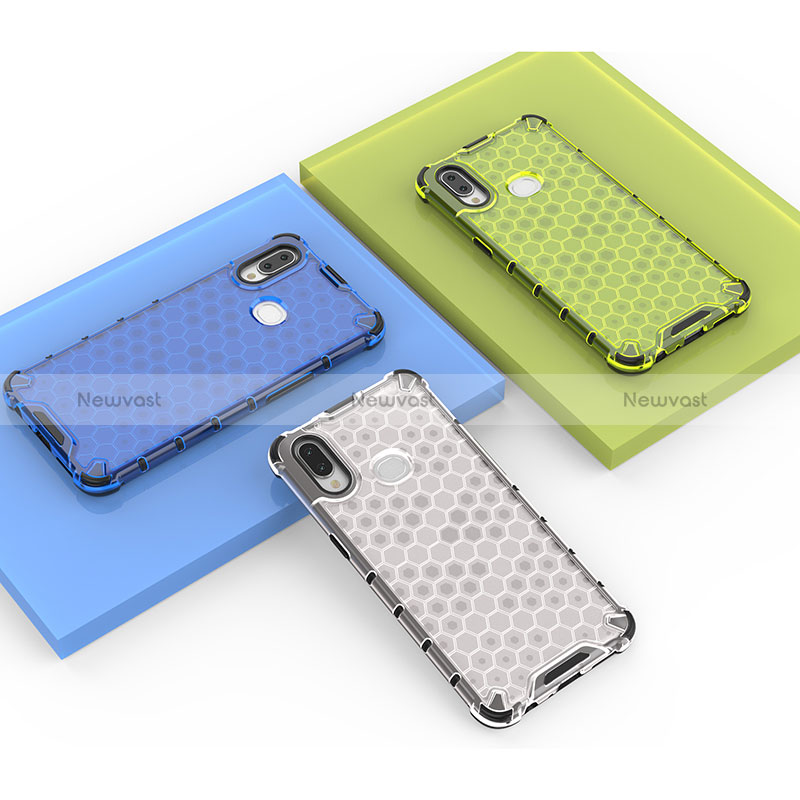 Silicone Transparent Frame Case Cover 360 Degrees AM1 for Samsung Galaxy A10s