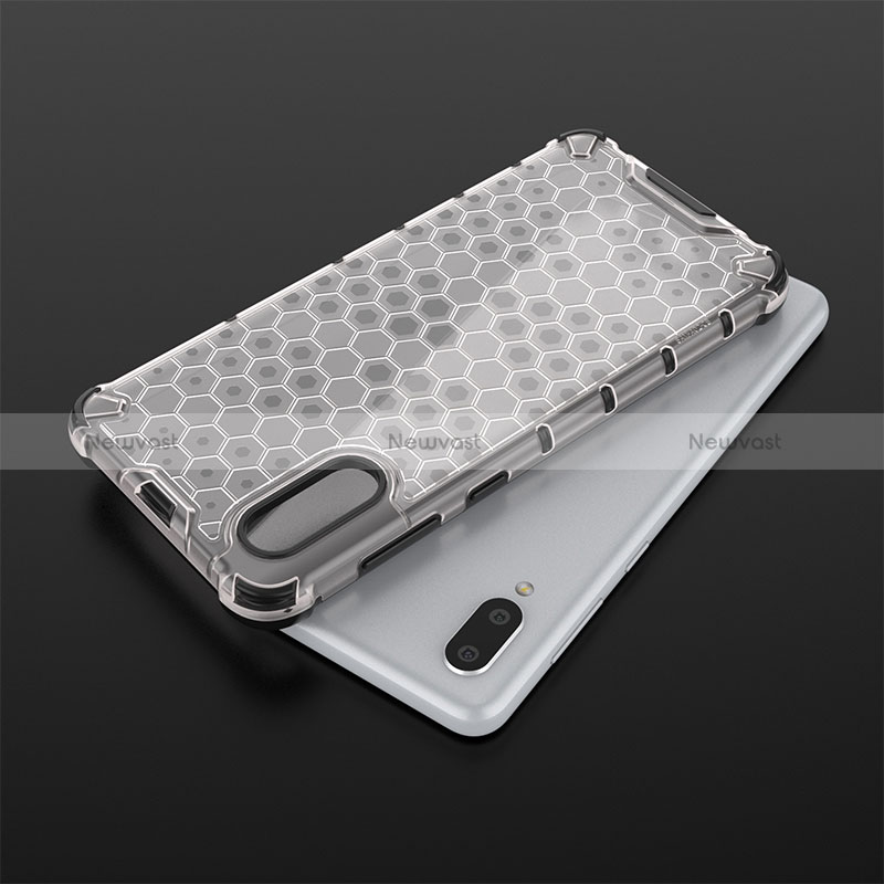 Silicone Transparent Frame Case Cover 360 Degrees AM1 for Samsung Galaxy M02