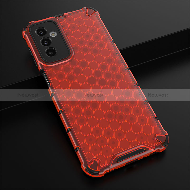Silicone Transparent Frame Case Cover 360 Degrees AM1 for Samsung Galaxy M23 5G
