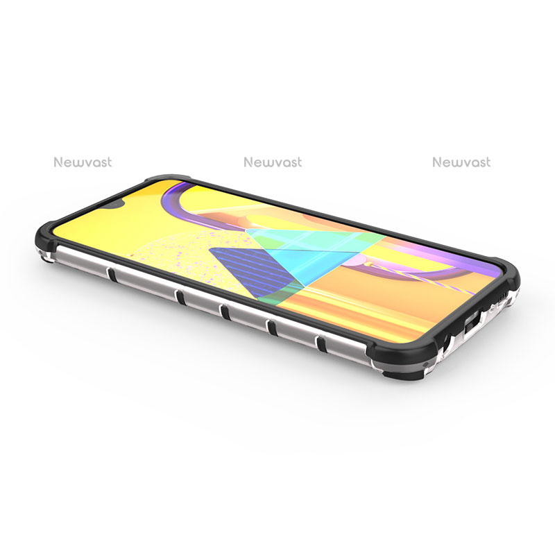 Silicone Transparent Frame Case Cover 360 Degrees AM1 for Samsung Galaxy M30s