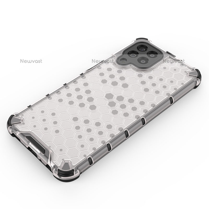 Silicone Transparent Frame Case Cover 360 Degrees AM1 for Samsung Galaxy M33 5G