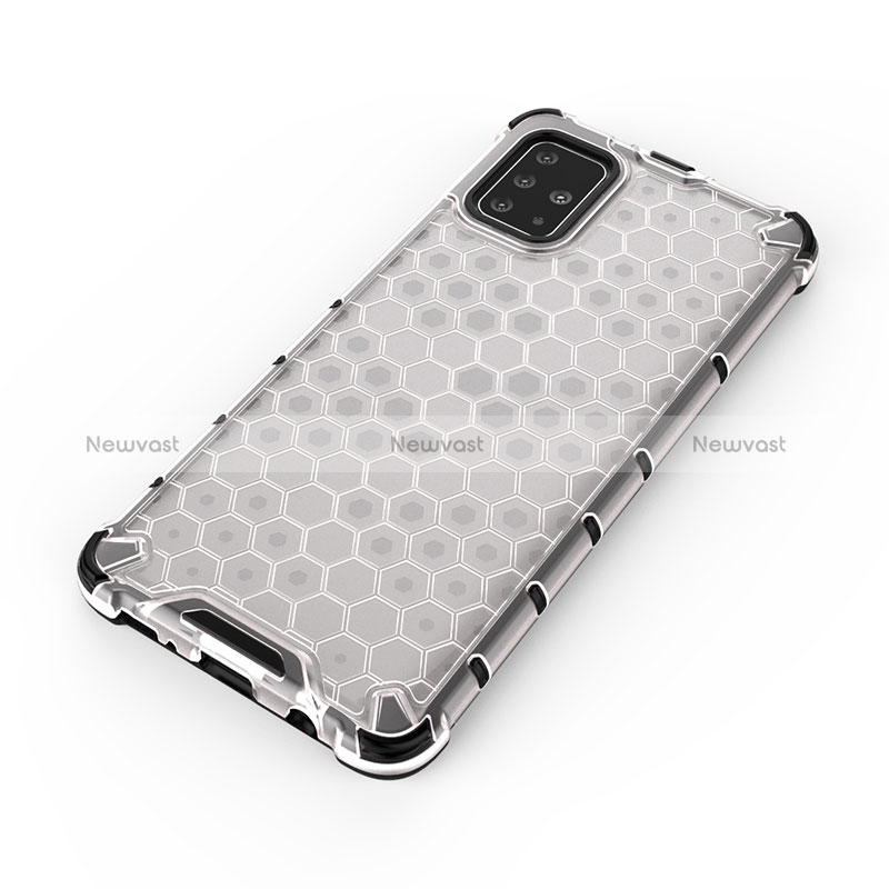 Silicone Transparent Frame Case Cover 360 Degrees AM1 for Samsung Galaxy M40S