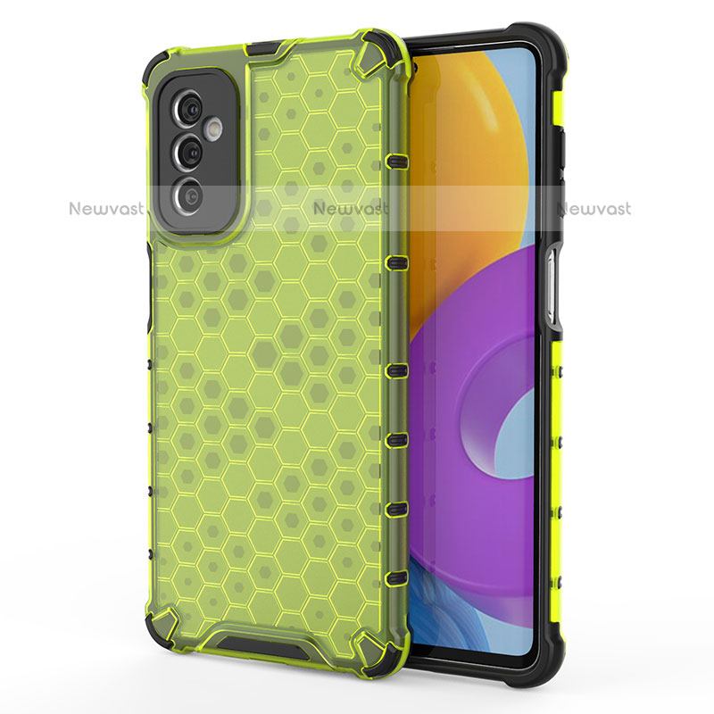 Silicone Transparent Frame Case Cover 360 Degrees AM1 for Samsung Galaxy M52 5G