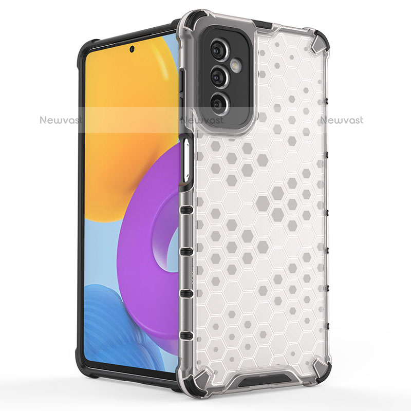 Silicone Transparent Frame Case Cover 360 Degrees AM1 for Samsung Galaxy M52 5G