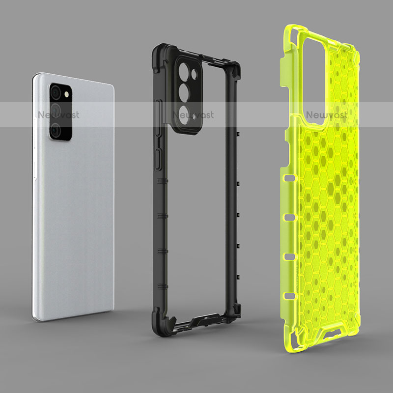 Silicone Transparent Frame Case Cover 360 Degrees AM1 for Samsung Galaxy Note 20 5G