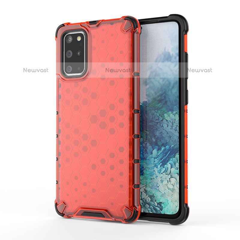 Silicone Transparent Frame Case Cover 360 Degrees AM1 for Samsung Galaxy S20 Plus 5G