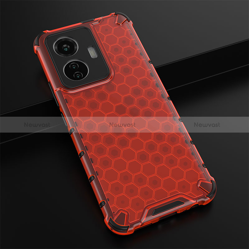 Silicone Transparent Frame Case Cover 360 Degrees AM1 for Vivo Y55 4G
