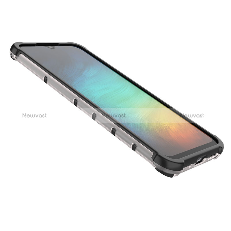 Silicone Transparent Frame Case Cover 360 Degrees AM1 for Xiaomi Redmi 10A 4G