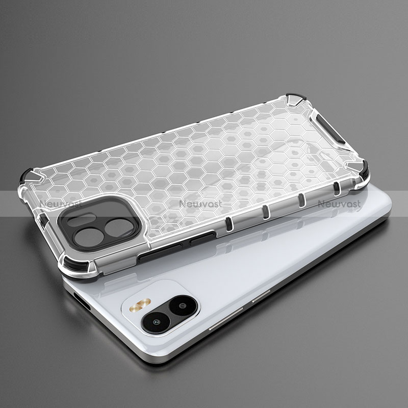 Silicone Transparent Frame Case Cover 360 Degrees AM1 for Xiaomi Redmi A1