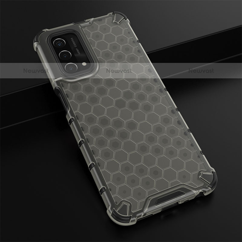 Silicone Transparent Frame Case Cover 360 Degrees AM2 for OnePlus Nord N200 5G