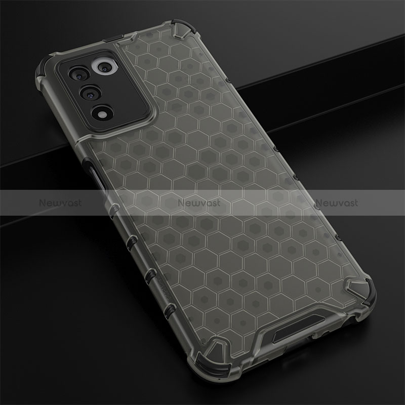 Silicone Transparent Frame Case Cover 360 Degrees AM2 for Oppo K9S 5G