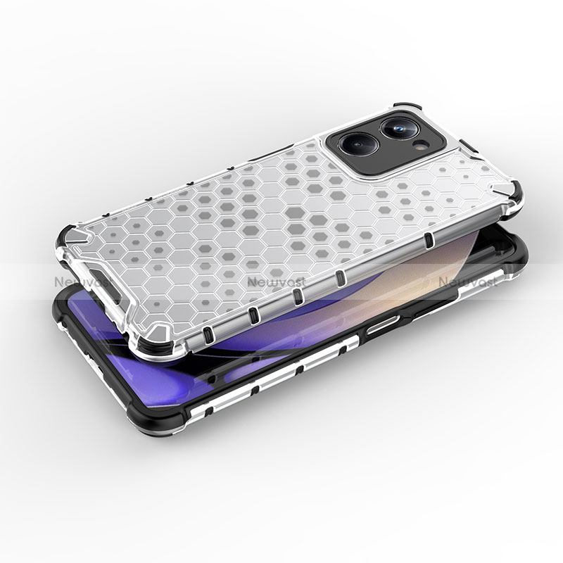 Silicone Transparent Frame Case Cover 360 Degrees AM2 for Realme 10 Pro 5G