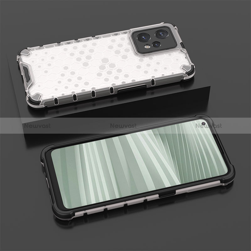 Silicone Transparent Frame Case Cover 360 Degrees AM2 for Realme 9 Pro+ Plus 5G