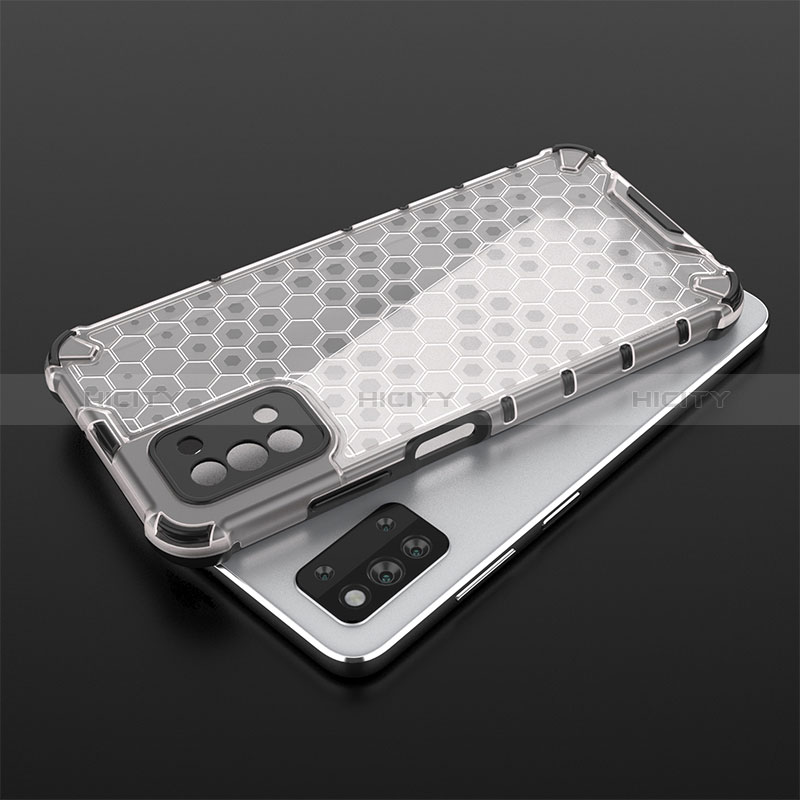 Silicone Transparent Frame Case Cover 360 Degrees AM2 for Samsung Galaxy F52 5G