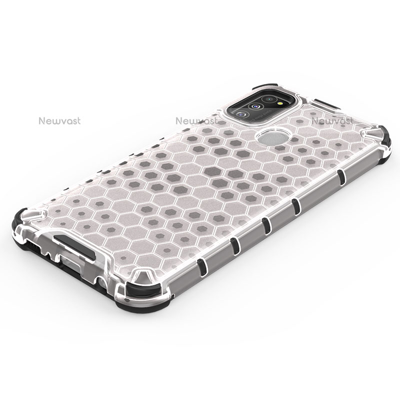 Silicone Transparent Frame Case Cover 360 Degrees AM2 for Samsung Galaxy M21