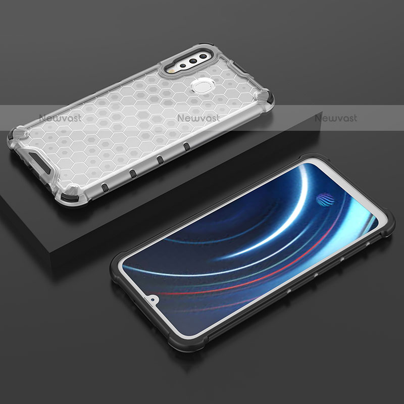 Silicone Transparent Frame Case Cover 360 Degrees AM2 for Samsung Galaxy M30