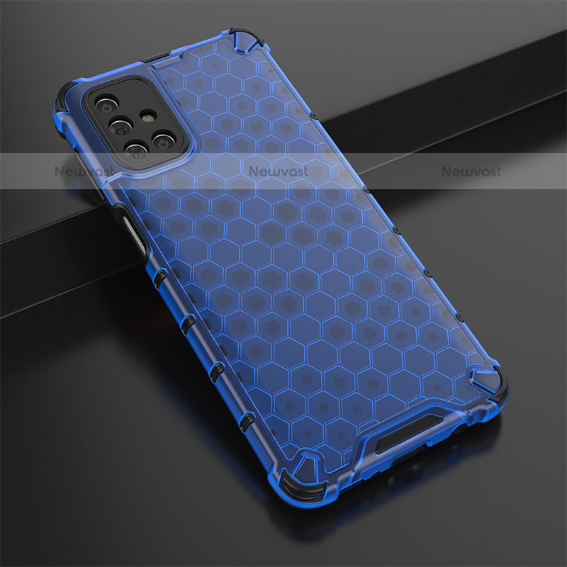 Silicone Transparent Frame Case Cover 360 Degrees AM2 for Samsung Galaxy M31s