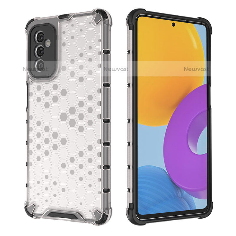 Silicone Transparent Frame Case Cover 360 Degrees AM2 for Samsung Galaxy M52 5G