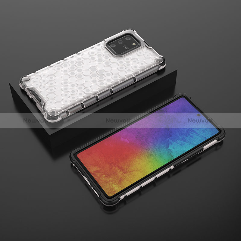 Silicone Transparent Frame Case Cover 360 Degrees AM2 for Samsung Galaxy M80S