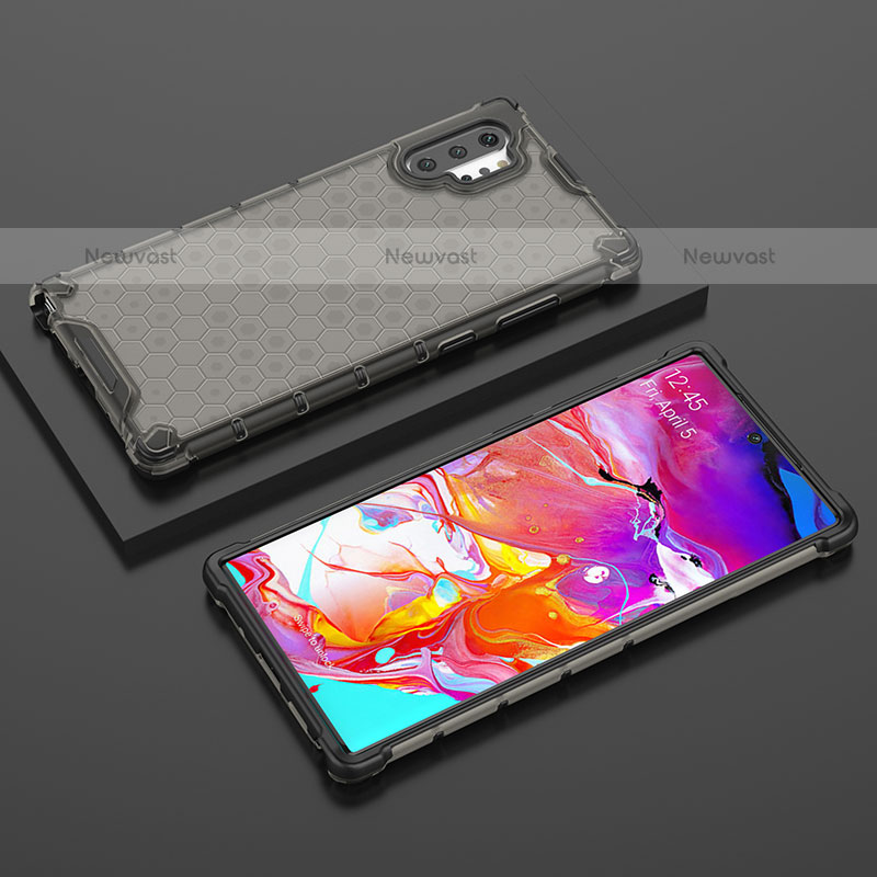 Silicone Transparent Frame Case Cover 360 Degrees AM2 for Samsung Galaxy Note 10 Plus 5G
