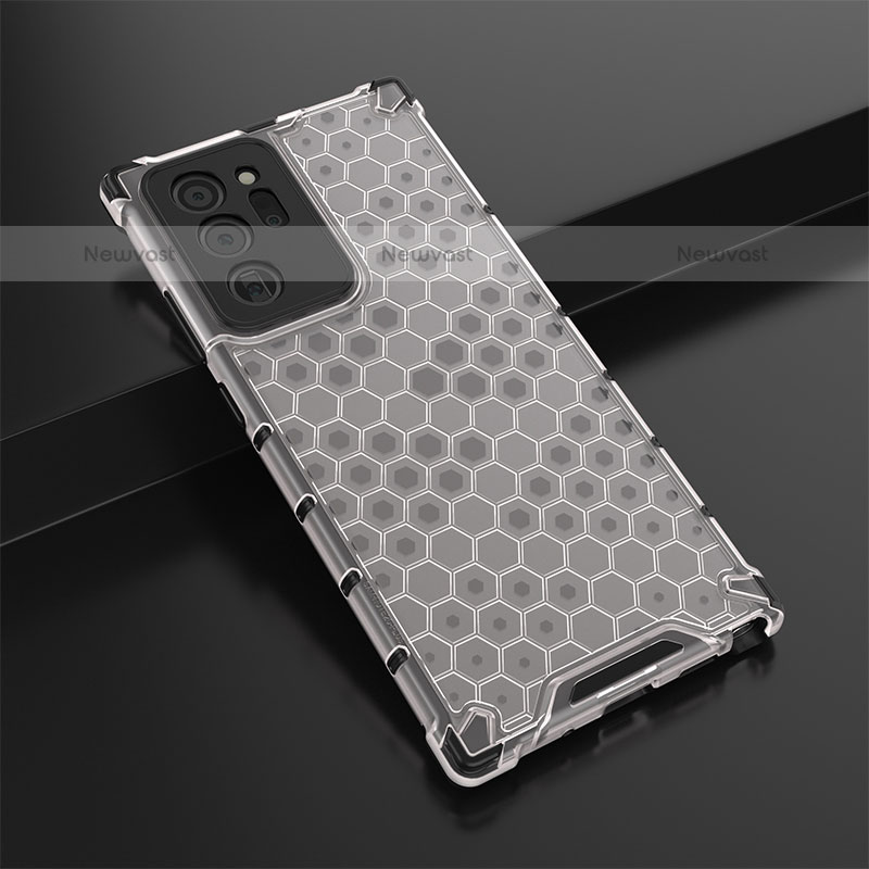 Silicone Transparent Frame Case Cover 360 Degrees AM2 for Samsung Galaxy Note 20 Ultra 5G