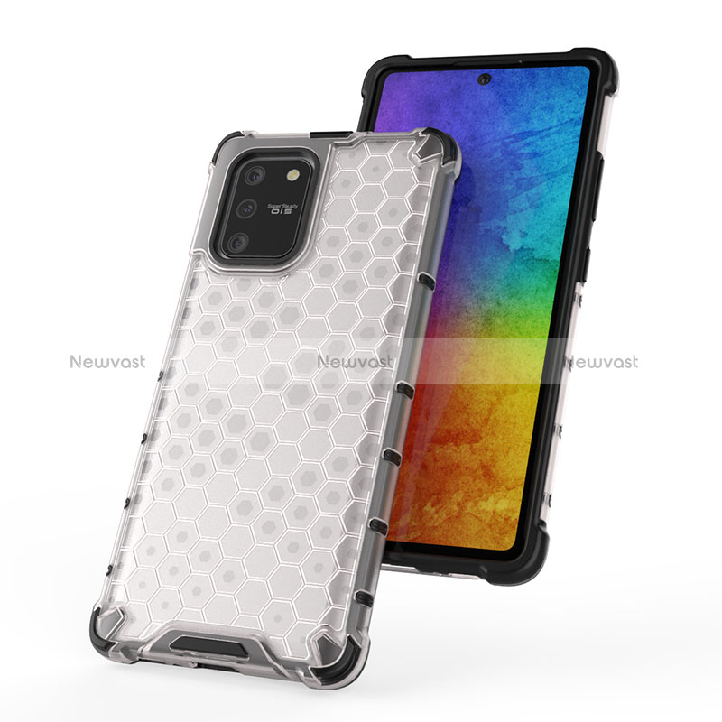 Silicone Transparent Frame Case Cover 360 Degrees AM2 for Samsung Galaxy S10 Lite