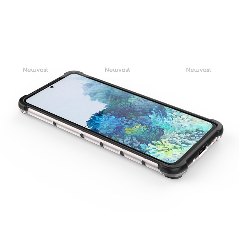 Silicone Transparent Frame Case Cover 360 Degrees AM2 for Samsung Galaxy S20 Plus 5G